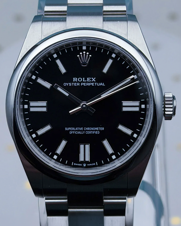 2025 Rolex Oyster Perpetual 41MM Black Dial Oyster Bracelet (134300)