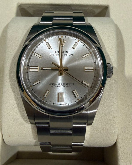 2025 Rolex Oyster Perpetual 36MM Silver Dial Oyster Bracelet (126000)