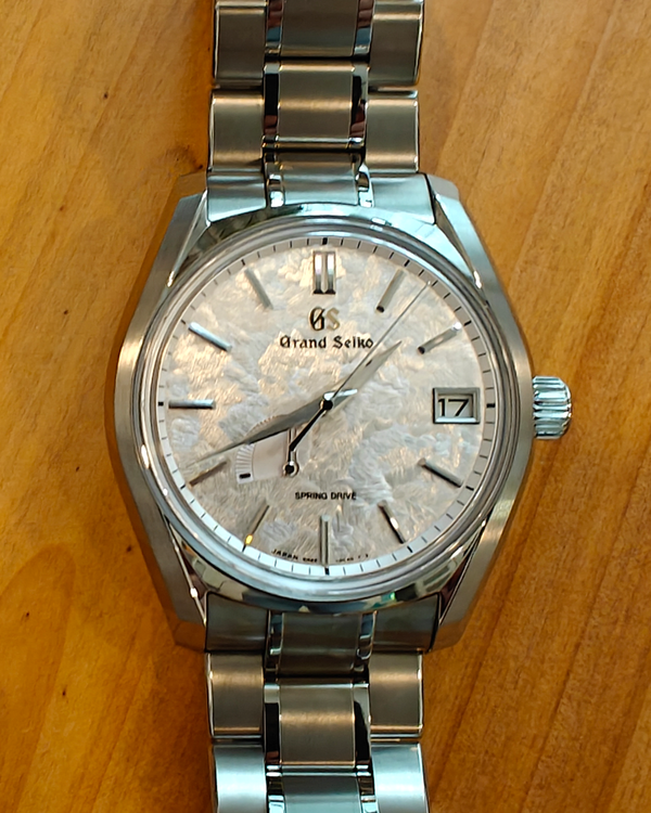 2026 Grand Seiko Heritage "Shunbun" 40MM Pink Dial Titanium Bracelet (SBGA413G)