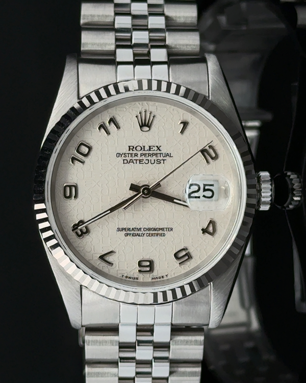 1996 Rolex Datejust 36MM White "Jubilee" Dial Jubilee Bracelet (16234)