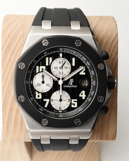 Audemars Piguet Royal Oak Offshore Chronograph 42MM Black Dial Rubber Strap (25940SK.OO.D002CA.01.A)