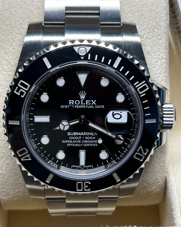2019 Rolex Submariner Date 40MM Black Dial Oyster Bracelet (116610LN)