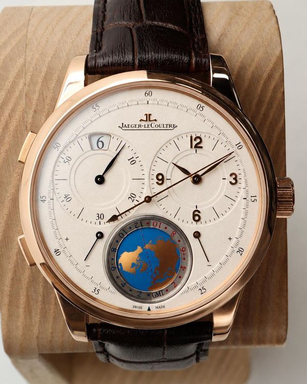 Jaeger-LeCoultre Duomètre Unique Travel Time 42MM Silver Dial Leather Strap (Q6062520)