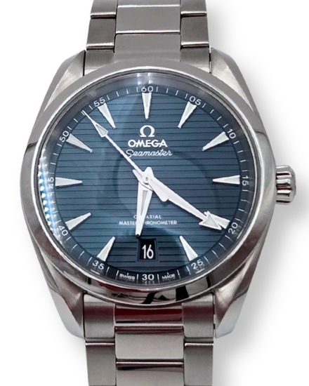 2024 Omega Seamaster Aqua Terra 150M 38MM Blue Dial Steel Bracelet (220.10.38.20.03.001)