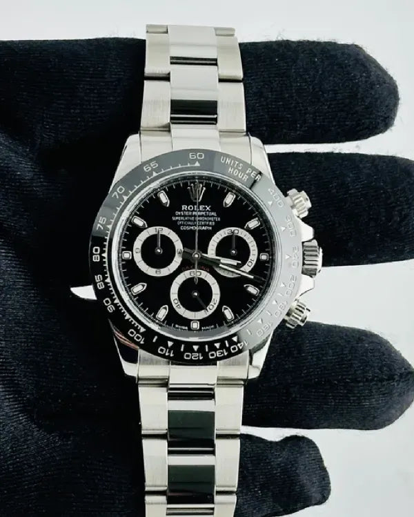 (HOLD) 2019 Rolex Cosmograph Daytona 40MM Black Dial Oyster Bracelet (116500LN)