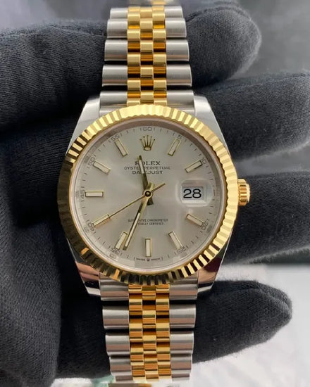 2024 Rolex Datejust 41MM Silver Dial Two-Tone Jubilee Bracelet (126333)