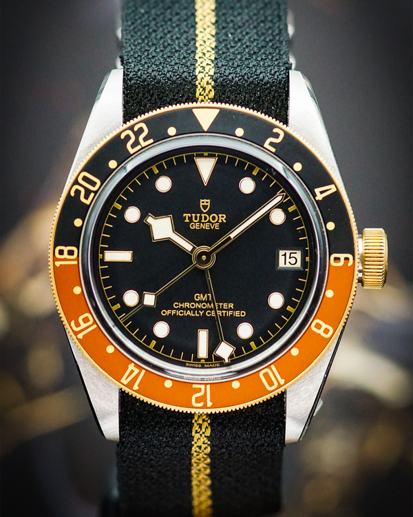 2024 Tudor Black Bay GMT S&G "Rootbeer" 41MM Black Dial Textile Strap (79833MN)