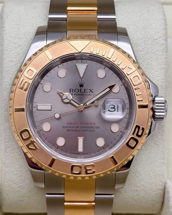 2013 Rolex Yacht-Master 40MM Slate Dial Two-Tone Oyster Bracelet (16623)