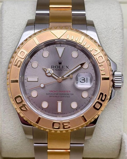 2013 Rolex Yacht-Master 40MM Slate Dial Two-Tone Oyster Bracelet (16623)
