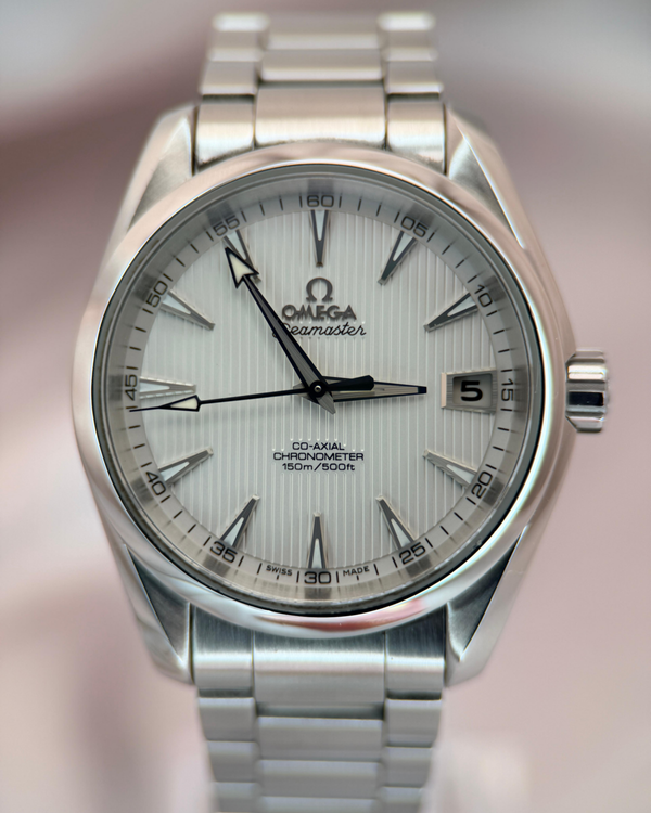 2018 Omega Seamaster Aqua Terra 150M 38.5MM Silver Dial Steel Bracelet (231.10.39.21.02.001)