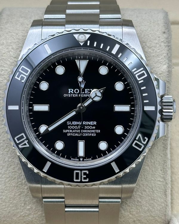 2023 Rolex Submariner No-Date 41MM Black Dial Oyster Bracelet (124060)