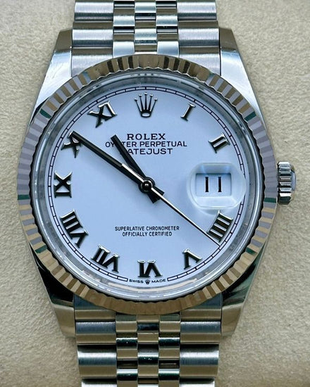 2021 Rolex Datejust 36MM White Dial Jubilee Bracelet (126234)