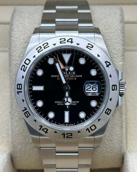 2024 Rolex Explorer II 42MM Black Dial Oyster Bracelet (226570)