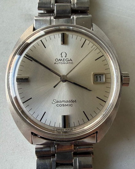 Omega Seamaster Cosmic 35MM Silver Dial Steel Bracelet (166.026)
