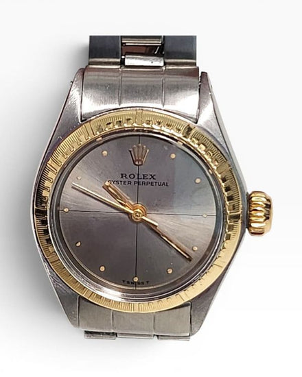 Rolex Oyster Perpetual 26MM Grey Dial Steel Bracelet (6804)