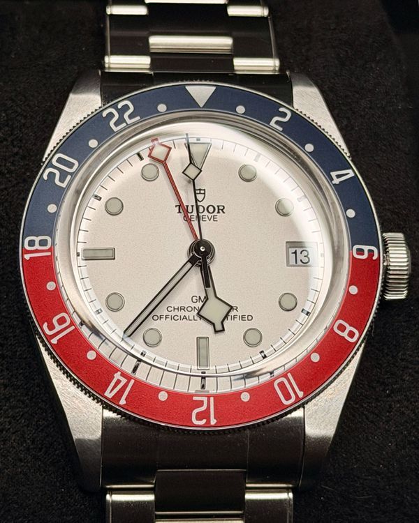 2025 Tudor Black Bay GMT "Pepsi" 41MM White Dial Steel Bracelet (79830RB)