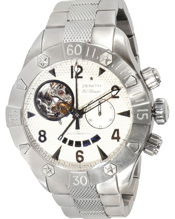 2009 Zenith Defy El Primero 46MM White Dial Steel Bracelet (03.0526.4021)