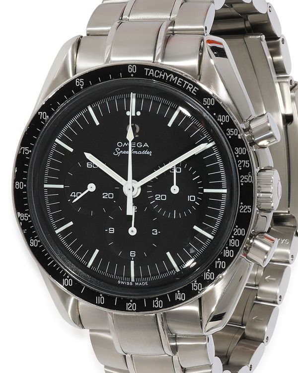 Omega Speedmaster Professional Moonwatch 42MM Black Dial Steel Bracelet (145.022)