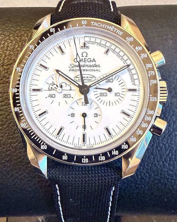2015 Omega Speedmaster Anniversary Series "45th Anniversary" L. E. 42MM White Dial Textile Strap (311.32.42.30.04.003)