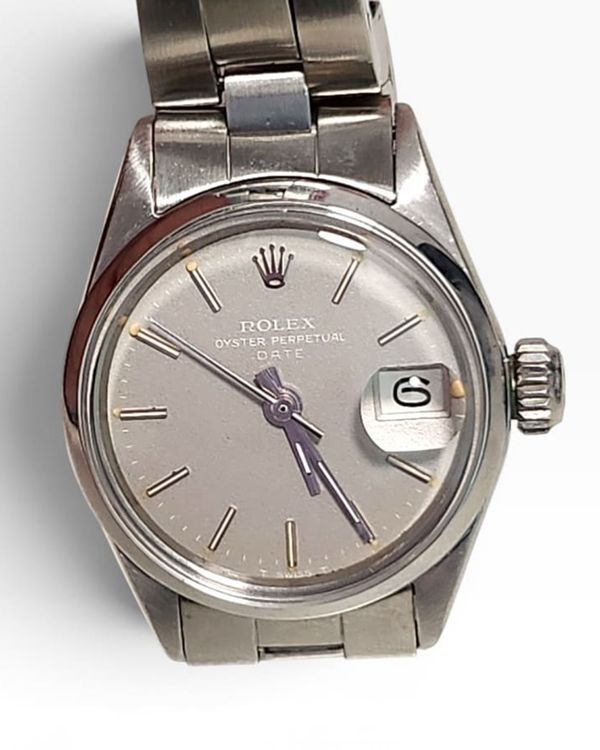 Rolex Oyster Perpetual Lady Date 26MM Silver Dial Oyster Bracelet (6916)