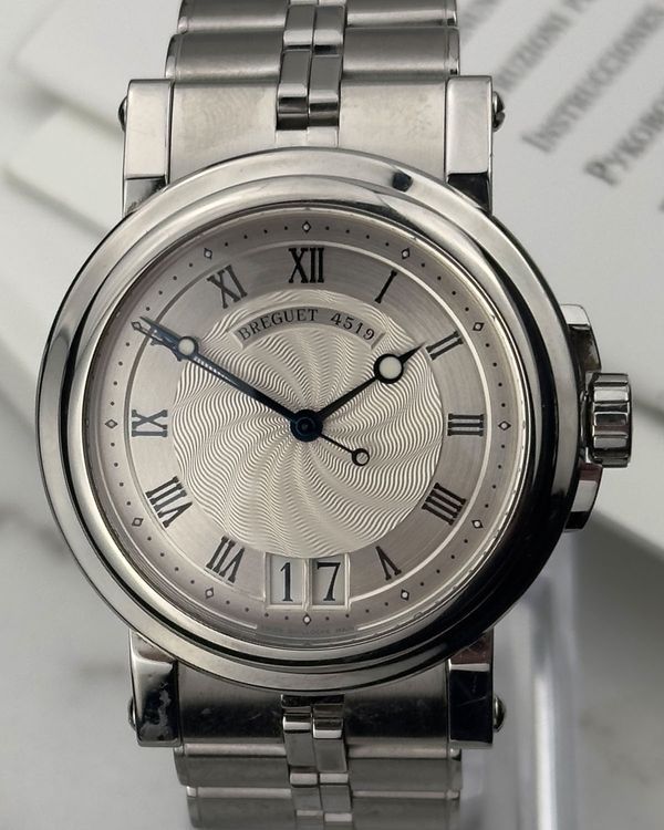 2013 Breguet Marine 39MM Silver Dial Steel Bracelet (5817ST/12/SVO)