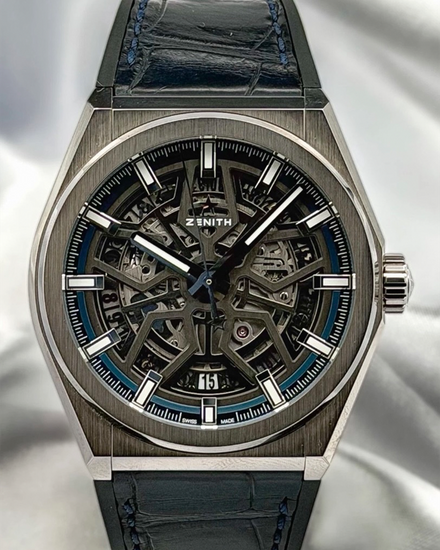 2018 Zenith Defy Classic 41MM Skeleton Dial Leather Strap (95.9000.670/78.M9000)