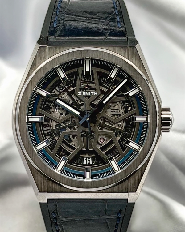 2018 Zenith Defy Classic 41MM Skeleton Dial Leather Strap (95.9000.670/78.M9000)
