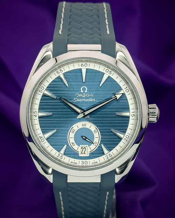 2025 Omega Seamaster Aqua Terra 150M 41MM Blue Dial Rubber Strap (220.12.41.21.03.005)