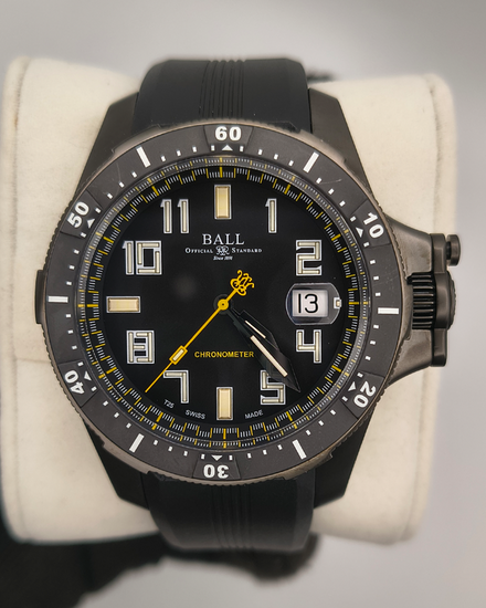 Ball Engineer Hydrocarbon 42MM Black Dial Rubber Strap (DM2176A-P1CAJ-BK)