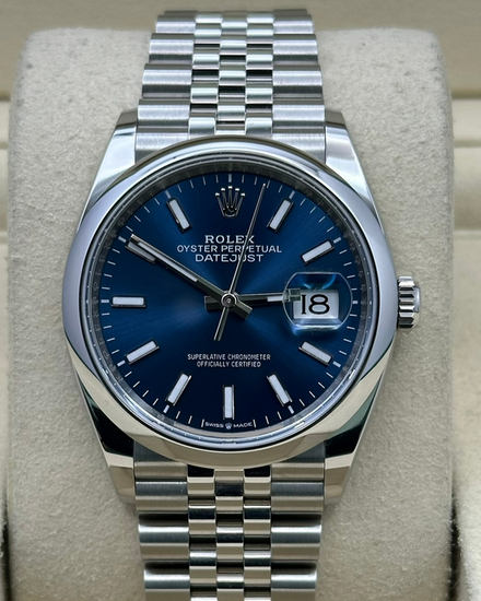 2025 Rolex Datejust 36MM Blue Dial Jubilee Bracelet (126200)