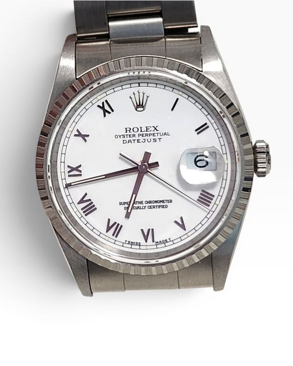 Rolex Datejust 36MM Silver Dial Oyster Bracelet (16220)