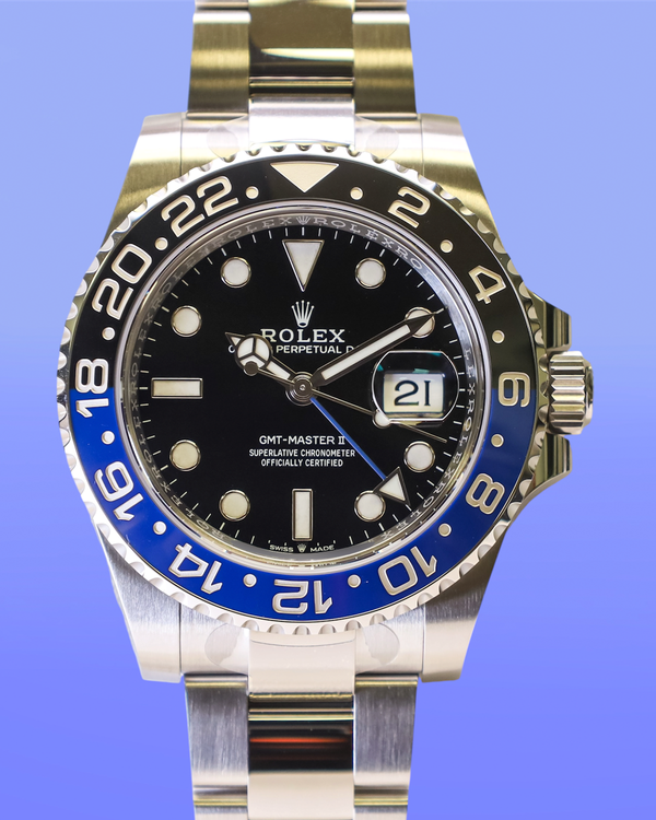 2026 Rolex GMT-Master II "Batman" 40MM Black Dial Oyster Bracelet (126710BLNR)