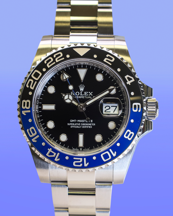 2026 Rolex GMT-Master II "Batman" 40MM Black Dial Oyster Bracelet (126710BLNR)