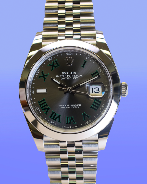 2026 Rolex Datejust "Wimbledon" 41MM Slate Dial Jubilee Bracelet (126300)