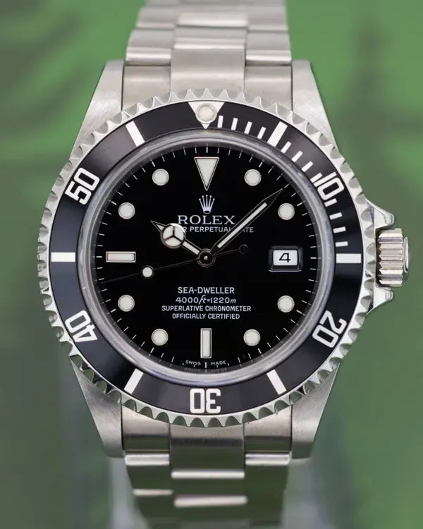 2006 Rolex Sea-Dweller 4000 40MM Black Dial Oyster Bracelet (16600)