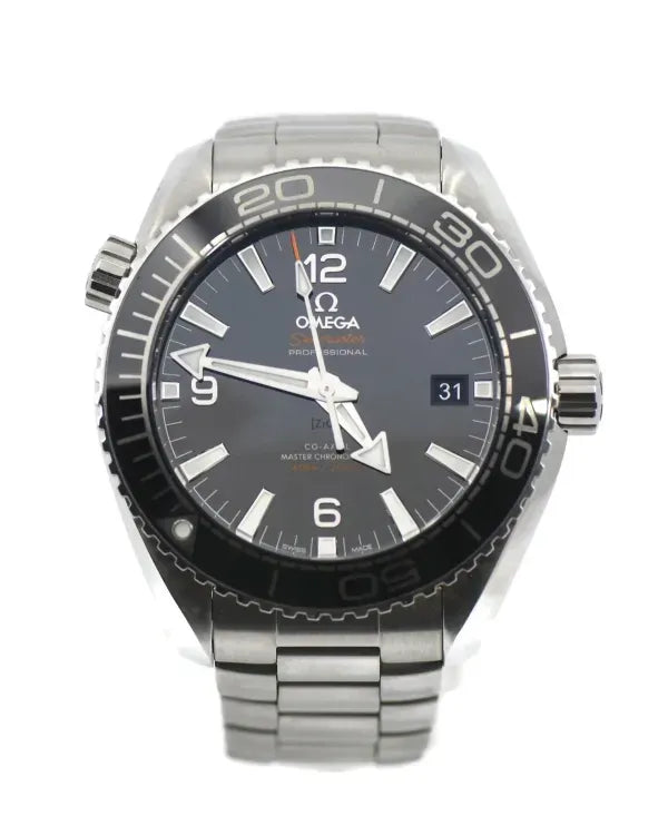 2022 Omega Seamaster Planet Ocean 44MM Black Dial Steel Bracelet (215.30.44.21.01.001)