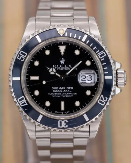 1991 (N Serial) Rolex Submariner Date 40MM Black Dial Oyster Bracelet (16610)