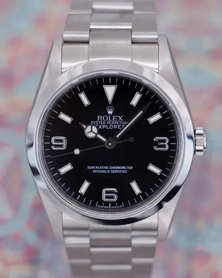 2008 Rolex Explorer 36MM Black Dial Oyster Bracelet (114270)