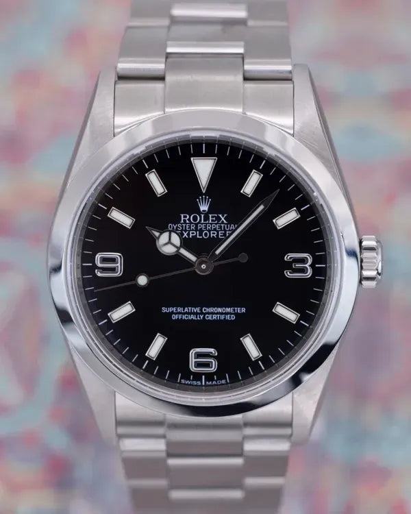2008 Rolex Explorer 36MM Black Dial Oyster Bracelet (114270)