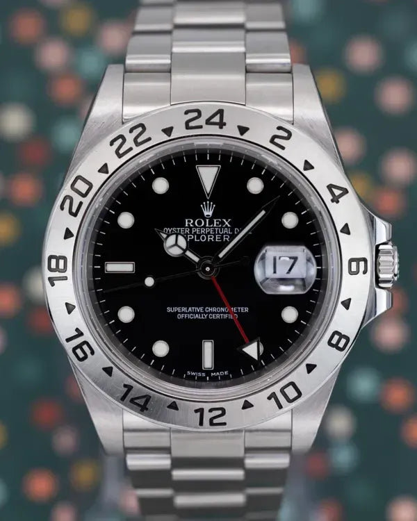 2003 Rolex Explorer II "Polar" 40MM Black Dial Oyster Bracelet (16570)