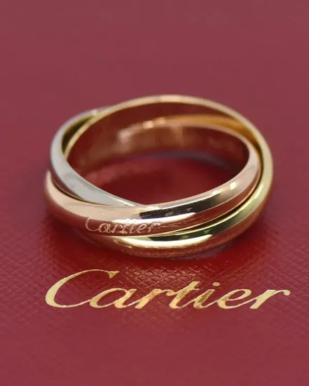 Cartier Accessories Trinity Gold Ring 3.3MM (CRB4234200)