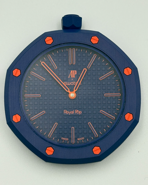 No Reserve - 2026 Audemars Piguet Royal Pop "Orenji Hachi" 40MM Blue Dial Leather Strap (SSX03L103N)