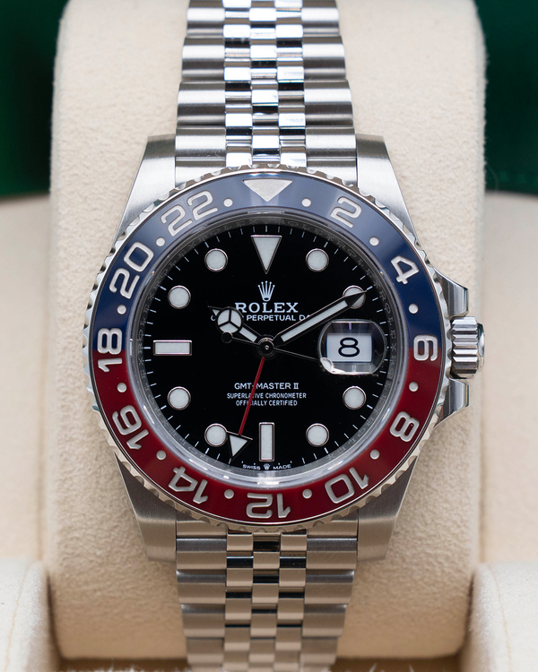 2020 Rolex GMT-Master II "Pepsi" 40MM Black Dial Jubilee Bracelet (126710BLRO)
