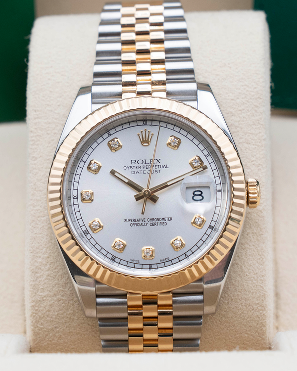 Rolex Datejust 41MM Silver Dial Two-Tone Jubilee Bracelet (126333)