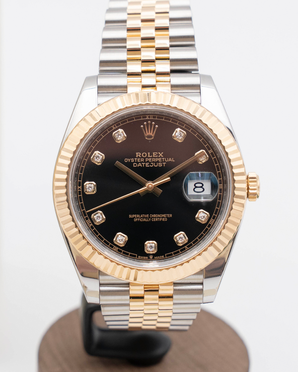 2020 Rolex Datejust 41MM Black Dial Two-Tone Jubilee Bracelet (126333)