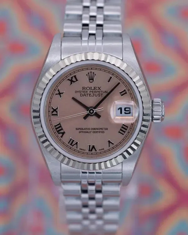 2003 Rolex Lady-Datejust 26MM Salmon Dial Jubilee Bracelet (79174)