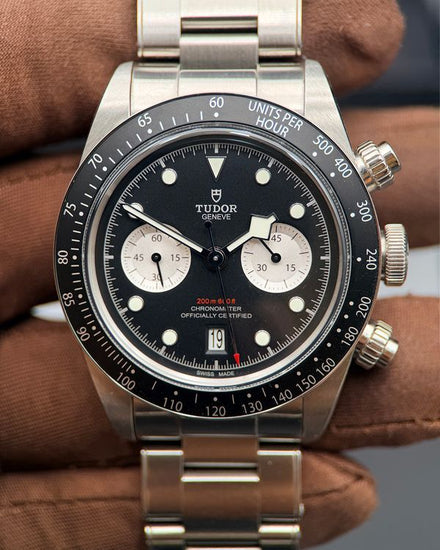 2024 Tudor Black Bay Chrono 41MM Black Dial Steel Bracelet (79360N)