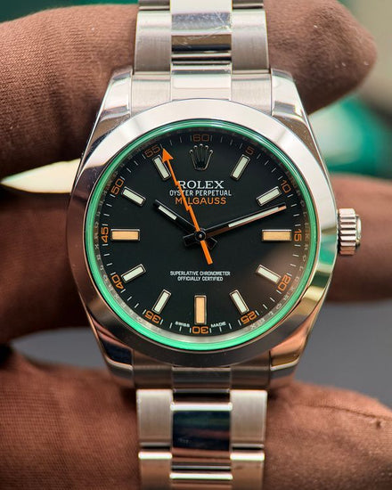 2017 Rolex Milgauss 40MM Black Dial Oyster Bracelet (116400GV)