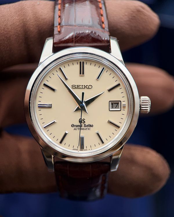 2017 Grand Seiko Automatic 39.5MM Cream Dial Leather Strap (SBGR061)