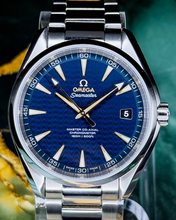 2019 Omega Seamaster Aqua Terra 150M 41.5MM Blue Dial Steel Bracelet (231.10.42.21.03.006)